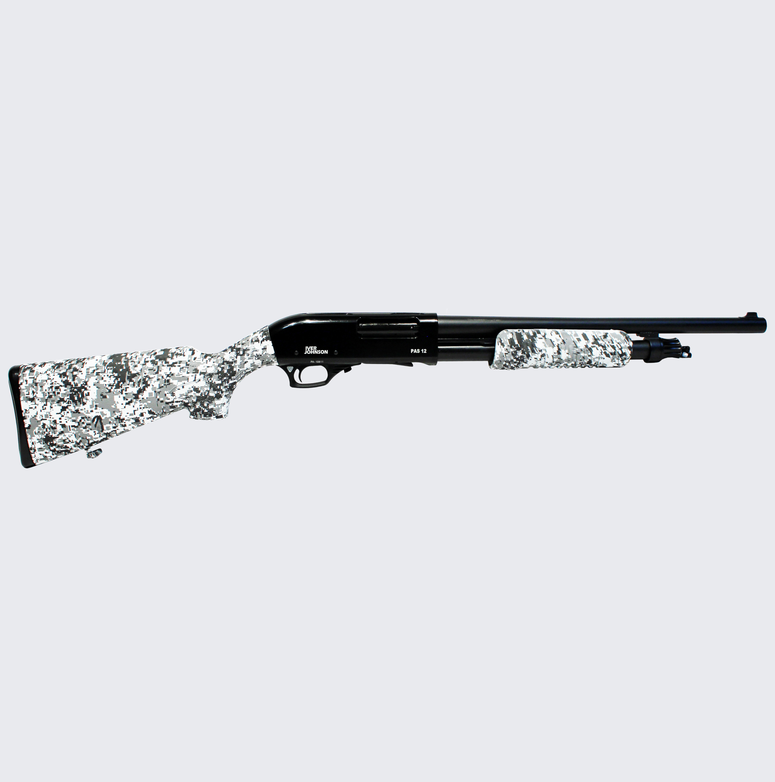 Ds 12ga Pump Shotgun Iver Johnson Pas12