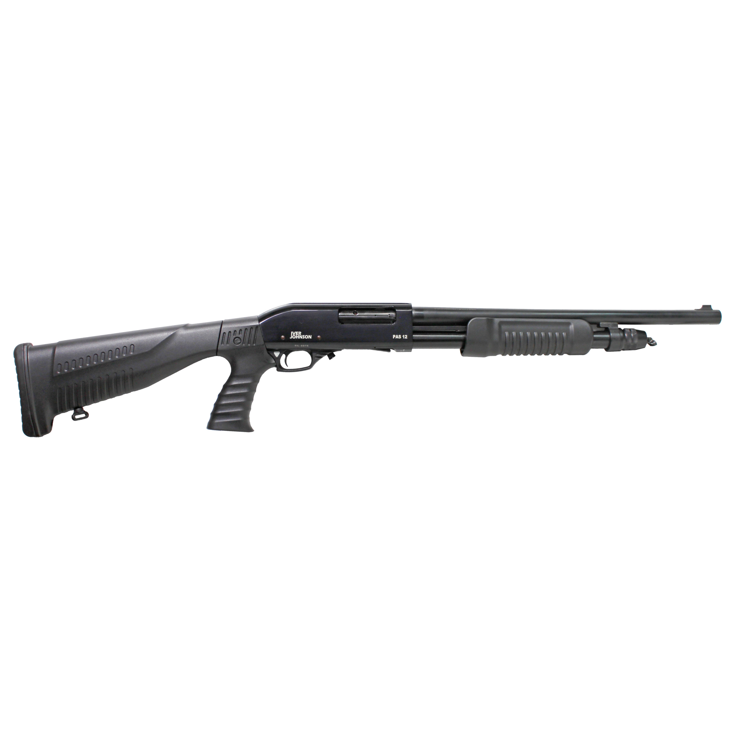 Iver Johnson Pas12 Pg 12ga Pump With Pistol Grip